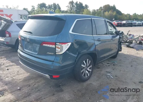 2021 Honda Pilot Awd Ex-L z USA, uszkodzony, nr VIN 5FNYF6H50MB087538